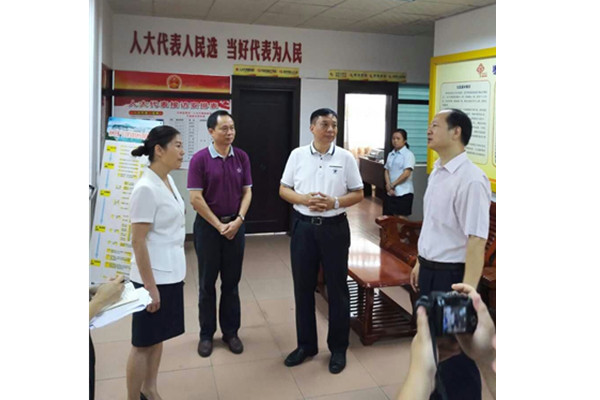 市領(lǐng)導(dǎo)到棗沖社區(qū)調(diào)研