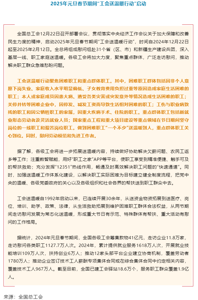 啟動！2025年元旦春節(jié)期間&ldquo;工會送溫暖行動&rdquo;即日起至2025年2月12日在全國開展.png