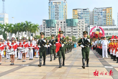 祝福偉大祖國　凝聚奮進力量丨梧州市舉行慶祝中華人民共和國成立74周年升國旗儀式