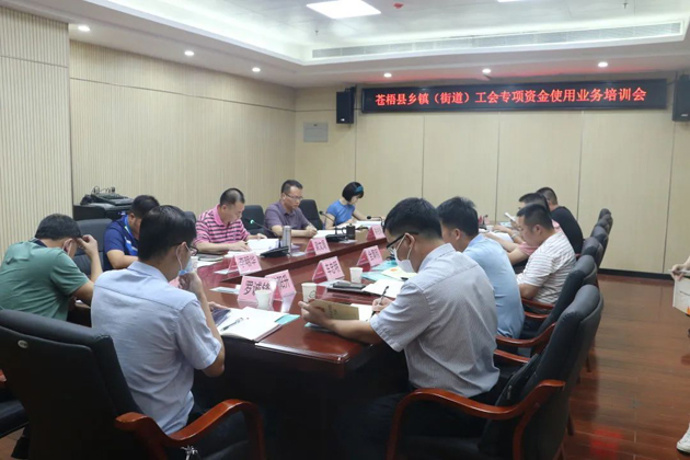 蒼梧縣總工會(huì)召開(kāi)工會(huì)干部業(yè)務(wù)培訓(xùn)會(huì)