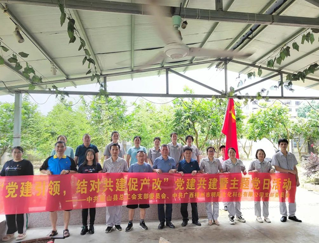 蒙山縣總工會：黨建引領(lǐng)，結(jié)對共建促產(chǎn)改